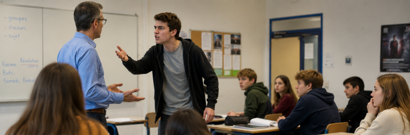 Agressieve Leerling Voor Leerkracht